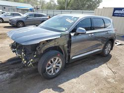 Salvage cars for sale at Wichita, KS auction: 2019 Hyundai Santa FE SEL