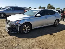 Salvage cars for sale at San Diego, CA auction: 2021 Nissan Altima SV