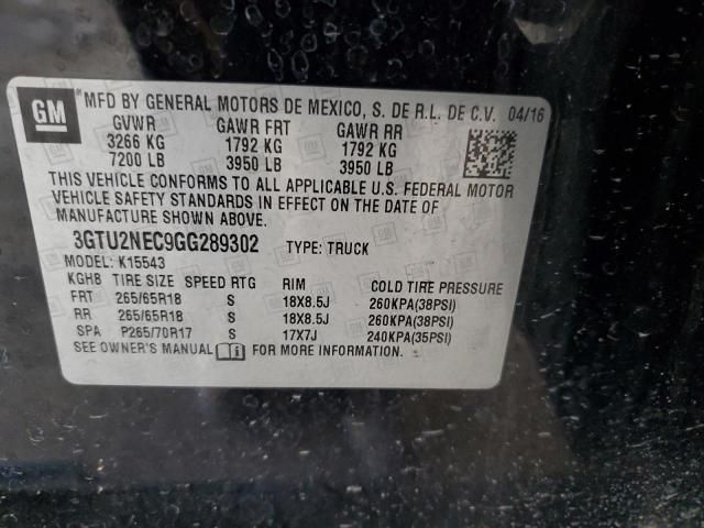 2016 GMC Sierra K1500 SLT