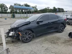 Salvage cars for sale at Spartanburg, SC auction: 2019 Honda Civic Sport