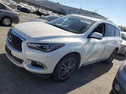 Salvage cars for sale at Martinez, CA auction: 2017 Infiniti QX60