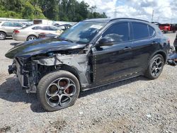 Salvage cars for sale at Arcadia, FL auction: 2019 Alfa Romeo Stelvio TI