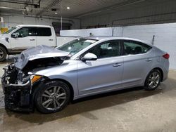 Salvage cars for sale at Candia, NH auction: 2017 Hyundai Elantra SE