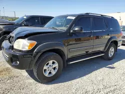 Salvage cars for sale at Mentone, CA auction: 2005 Toyota Sequoia SR5