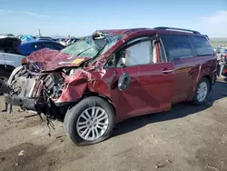 Salvage cars for sale at Albuquerque, NM auction: 2014 Toyota Sienna XLE