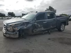 Salvage cars for sale at San Martin, CA auction: 2018 GMC Sierra K1500 SLT