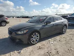 Salvage cars for sale at Houston, TX auction: 2015 Mazda 6 Touring