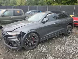 Salvage cars for sale at Waldorf, MD auction: 2019 Audi Q8 Prestige S-Line