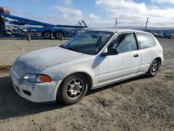 Salvage cars for sale at Vallejo, CA auction: 1992 Honda Civic VX