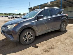 Salvage cars for sale at Colorado Springs, CO auction: 2016 Toyota Rav4 LE