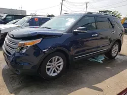 Salvage cars for sale at Chicago Heights, IL auction: 2012 Ford Explorer XLT