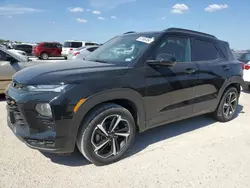 Salvage cars for sale at San Antonio, TX auction: 2023 Chevrolet Trailblazer RS