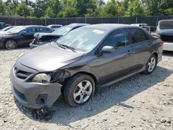 Salvage cars for sale at Waldorf, MD auction: 2012 Toyota Corolla Base