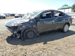 Salvage cars for sale at San Diego, CA auction: 2016 Nissan Sentra S