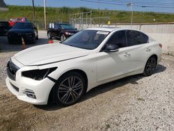 Salvage cars for sale at Northfield, OH auction: 2015 Infiniti Q50 Base