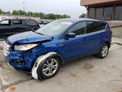 Salvage cars for sale at Fort Wayne, IN auction: 2019 Ford Escape SE