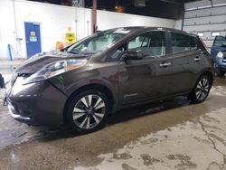 Salvage cars for sale at Blaine, MN auction: 2016 Nissan Leaf SV