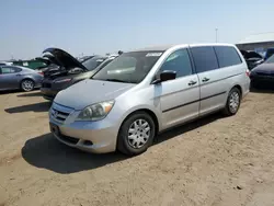 Honda salvage cars for sale: 2007 Honda Odyssey LX