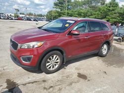 Salvage cars for sale at Lexington, KY auction: 2016 KIA Sorento LX