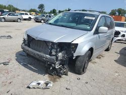 Salvage cars for sale at Bridgeton, MO auction: 2010 Chrysler Town & Country Touring