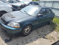 Honda salvage cars for sale: 1998 Honda Civic EX