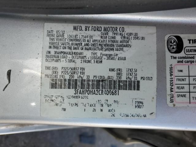 2012 Ford Fusion SE