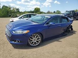 Salvage cars for sale from Copart Columbia Station, OH: 2014 Ford Fusion Titanium