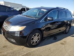 Salvage cars for sale at Martinez, CA auction: 2011 Honda Odyssey EXL