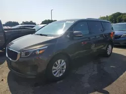 Salvage cars for sale at East Granby, CT auction: 2015 KIA Sedona LX