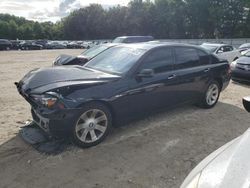 Salvage cars for sale at North Billerica, MA auction: 2007 BMW 750