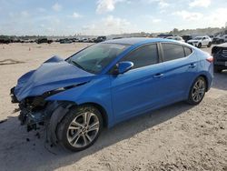 Salvage cars for sale at Houston, TX auction: 2018 Hyundai Elantra SEL