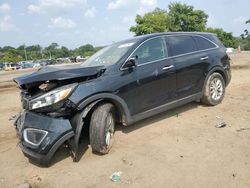 Salvage cars for sale at Baltimore, MD auction: 2017 KIA Sorento LX