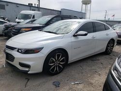 Chevrolet salvage cars for sale: 2017 Chevrolet Malibu LT