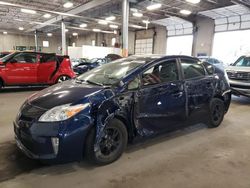 Salvage cars for sale at Blaine, MN auction: 2015 Toyota Prius