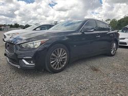 Salvage cars for sale at Riverview, FL auction: 2019 Infiniti Q50 Luxe