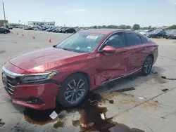 2021 Honda Accord EXL en venta en Grand Prairie, TX