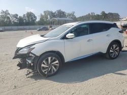 Nissan salvage cars for sale: 2020 Nissan Murano Platinum