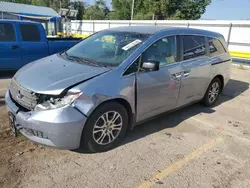 Salvage cars for sale at Wichita, KS auction: 2012 Honda Odyssey EX