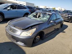 Salvage cars for sale at Martinez, CA auction: 2008 Infiniti G35