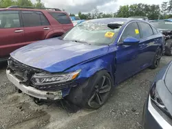 Honda salvage cars for sale: 2018 Honda Accord Sport