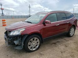 Salvage cars for sale at Greenwood, NE auction: 2015 Chevrolet Traverse LT