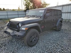 Salvage cars for sale at Windsor, NJ auction: 2022 Jeep Wrangler Unlimited Sport