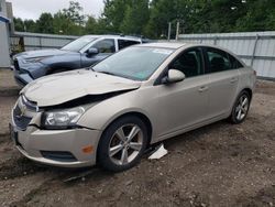 Chevrolet salvage cars for sale: 2012 Chevrolet Cruze LT