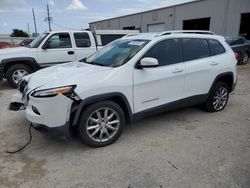 Salvage cars for sale at Jacksonville, FL auction: 2018 Jeep Cherokee Limited