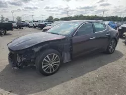 Salvage cars for sale at Indianapolis, IN auction: 2016 Maserati Ghibli S