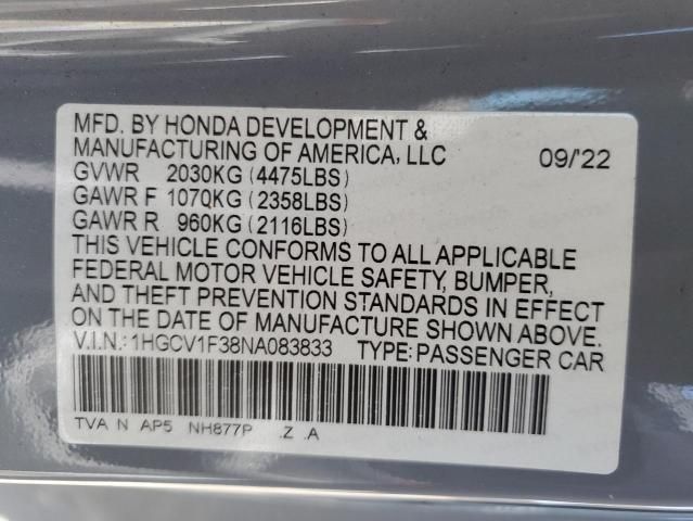 2022 Honda Accord Sport