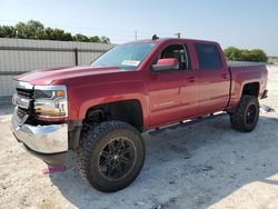 Salvage cars for sale at New Braunfels, TX auction: 2018 Chevrolet Silverado K1500 LT