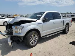 Salvage cars for sale at Houston, TX auction: 2017 Ford F150 Supercrew