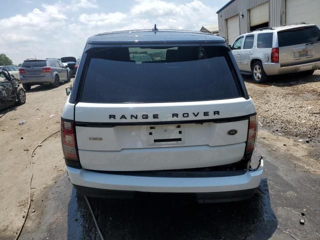 2016 Land Rover Range Rover HSE