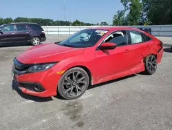 Honda salvage cars for sale: 2021 Honda Civic Sport